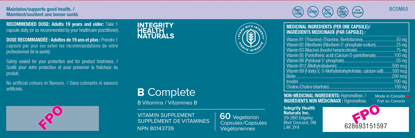 B Complete | 60 Caps